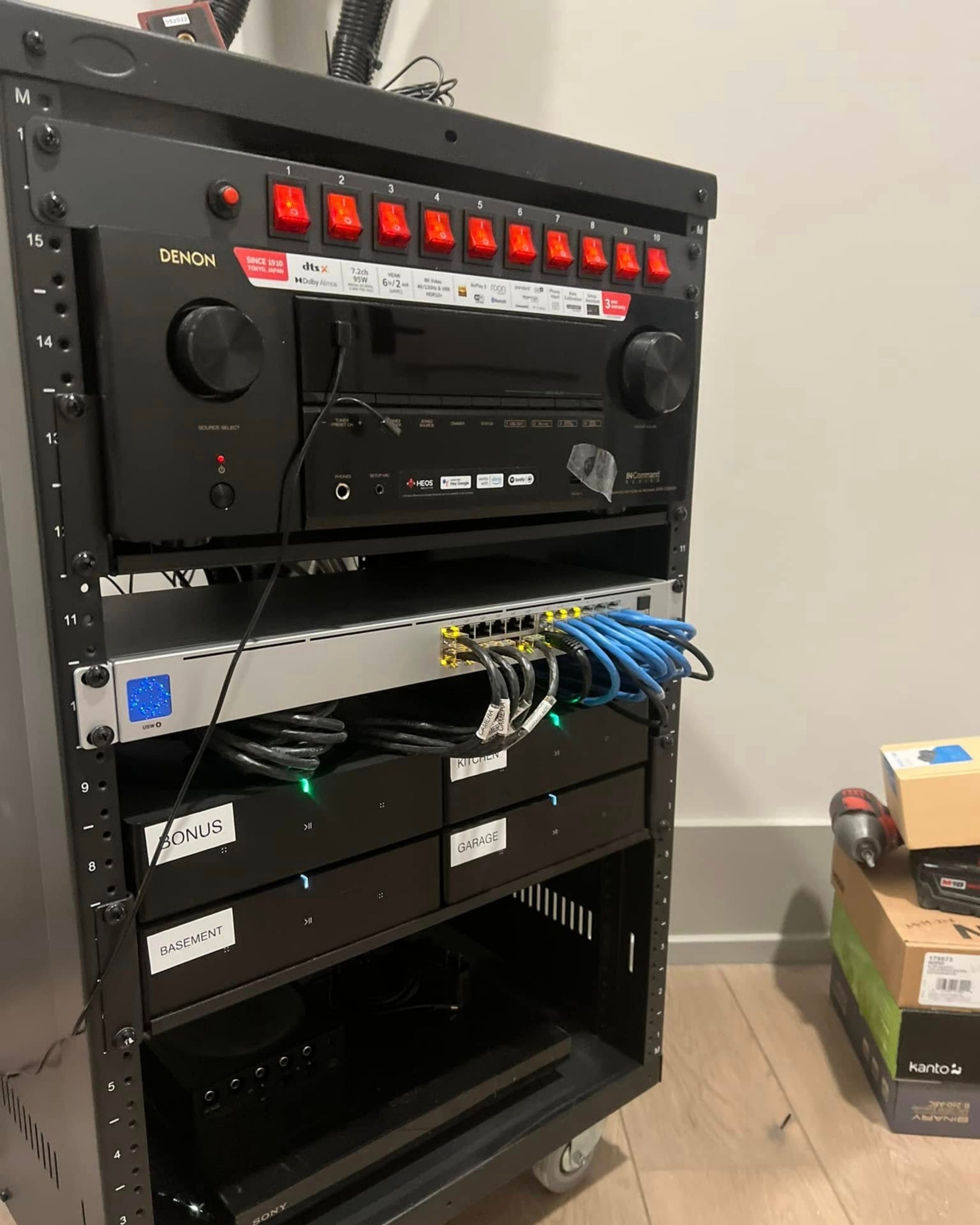 Organized Server Rack